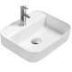 Накладная раковина Avimano Vision 1245120 50.5х39.5 белая, глянцевая, прямоугольная, цвет белый