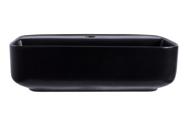 Накладная раковина Avimano Vision 1245122 50.5х39.5 черная, матовая, прямоугольная, цвет черный