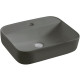 Накладная раковина Avimano Vision 1245123 50.5х39.5 серая, матовая, прямоугольная, цвет серый