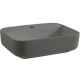 Накладная раковина Avimano Vision 1245123 50.5х39.5 серая, матовая, прямоугольная, цвет серый