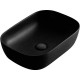 Накладная раковина Avimano Ambition 1246022 45.5х32.5 черная, матовая, прямоугольная, цвет черный