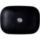 Накладная раковина Avimano Ambition 1246022 45.5х32.5 черная, матовая, прямоугольная, цвет черный