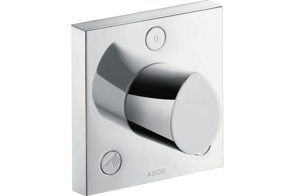 Переключатель потоков Axor Starck Organic Trio/Quattro 12731000 на три потребителя двухвентильный, хром