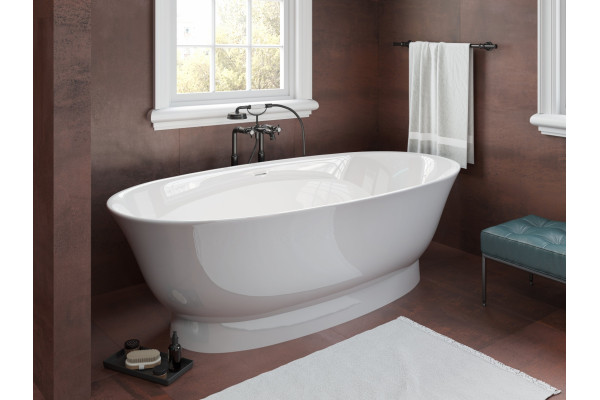Смеситель Axor Montreux 16547340 напольный, шлифованный черный, двухвентильный, длина излива 23.4 см