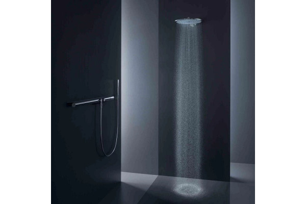 Верхний душ Axor ShowerSolutions 26034000 хром штанга 9.15 см, размер 35.5 см
