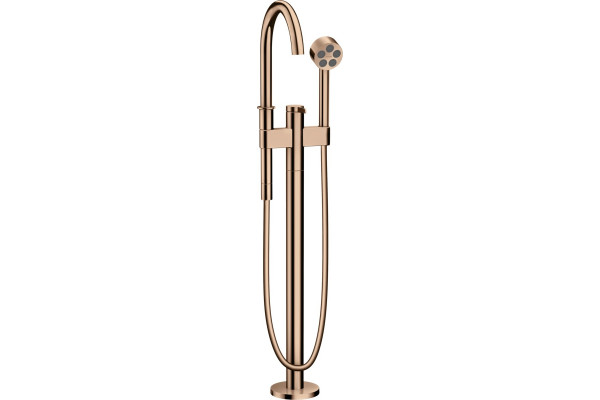 Смеситель Axor One 48440300 напольный, полированное красное золото, однорычажный, длина излива 22 см