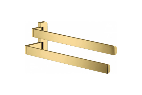 AXOR Universal Softsquare Полотенцедержатель цвет полированное золото 42821990
