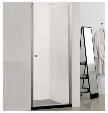 Душевая дверь Azario Alberta AZ-NK6211 900 92х190 профиль серебро, стекло прозрачное, распашная, с покрытием анти-капля