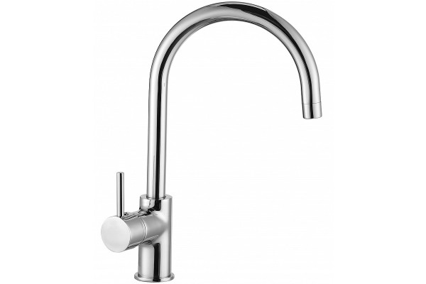 Смеситель Azario Tasco AZ-15164431 для кухни, хром, однорычажный, высота излива 21 см
