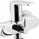 Смеситель Azario Treya AZ-15681721 для ванны, хром, однорычажный, длина излива 42.7 см