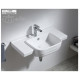 Раковина Azario AZ-40089 80х46 белая прямоугольная, цвет белый