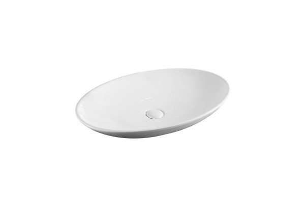 Накладная раковина Azario AZ- 40148 65.5х39.5 белая овальная, цвет белый
