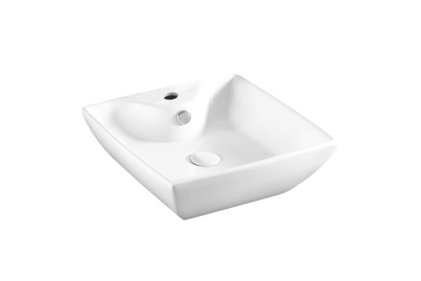 Накладная раковина Azario AZ-4263 43.5х43.5 квадратная, цвет белый