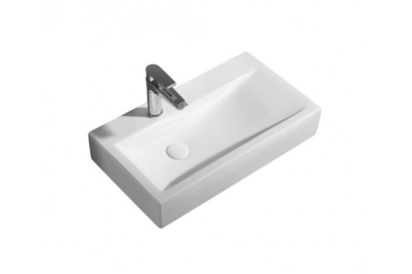 Раковина Azario AZ-4310 66х37.5 белая прямоугольная, цвет белый