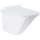 Унитаз Azario Felice AZ-0054 микролифт белый, прямоугольный, 35.5x51 см