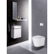 Унитаз Azario Teramo AZ-0053 микролифт белый, овальный, 35.5x51.5 см