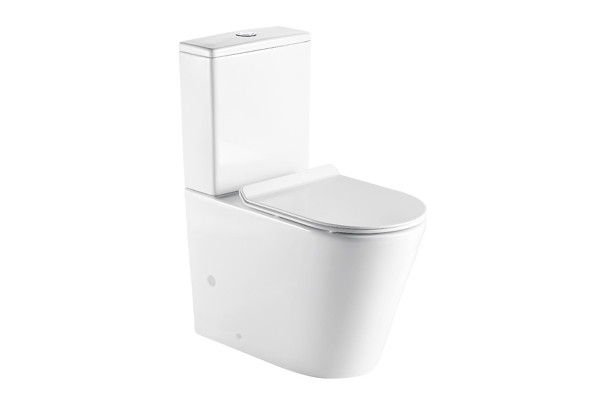 Унитаз Azario Maro AZ-2125A-R микролифт белый, овальный, 38x67 см