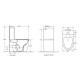 Унитаз Azario Grado AZ-2141 микролифт белый, овальный, 36x66.5 см