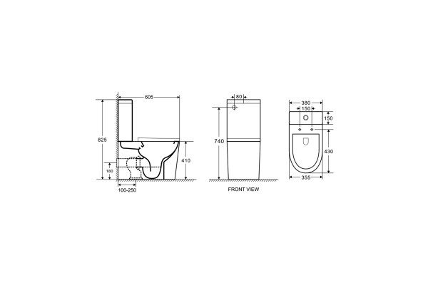 Унитаз Azario Vetro AZ-2149 микролифт белый, овальный, 38x60.5 см