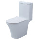 Унитаз Azario Verde AZ-8220 микролифт белый, овальный, 36.5x65 см