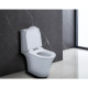 Унитаз Azario Verde AZ-8220 микролифт белый, овальный, 36.5x65 см