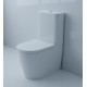 Унитаз Azario Luana AZ-8593 микролифт белый, овальный, 36.5x61.5 см