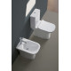 Напольное биде Fretta Square AZ-1215C цвет белый, прямоугольное, 34x52.5 см