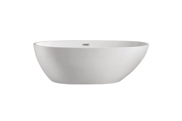Акриловая ванна Azario Leeds 169x85 овальная, отдельностоящая