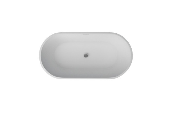 Ванна из искусственного камня Azario Solid Surface 180х93 овальная, отдельностоящая