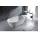 Ванна из искусственного камня Azario Solid Surface 180х93 овальная, отдельностоящая
