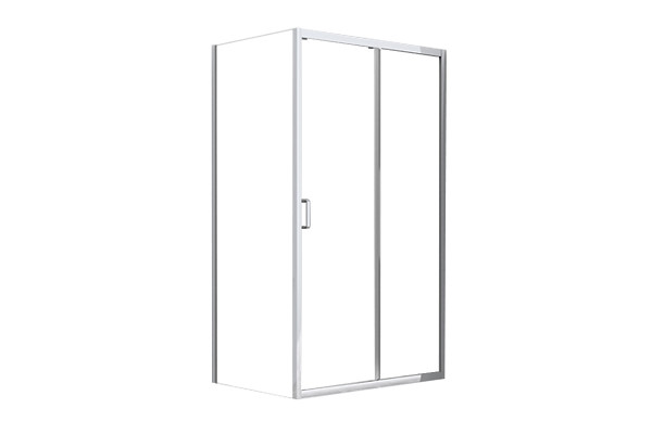 Душевой уголок Azario Alton AZ-NAC1131 R 120х80 профиль серебро, стекло прозрачное, правый , прямоугольный, двери раздвижные
