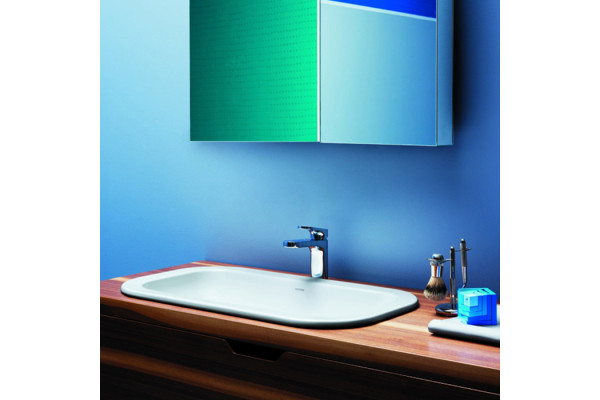 AZZURRA GLAZE Раковина встраиваемая на столешн. без отв. под смеситель 69x38см цвет белый GLLI06938000BI (GLZ 69x38/IN bi)