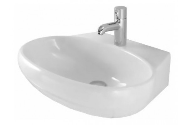 Раковина Azzurra Clas CLA200B1/65 цвет белый, полукруглая