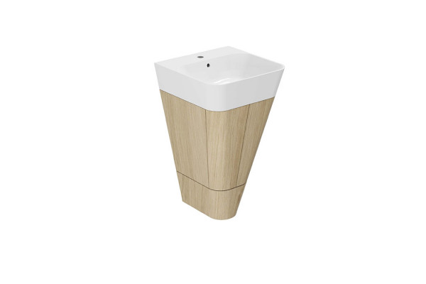 AZZURRA BUILD  Тумба напольная под раковину 50 см 44х47х70 см  с 1 ящиком цвет Olmo naturale MBB 50  N