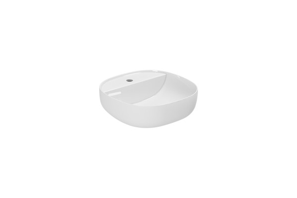 AZZURRA ELEGANCE SOFT раковина накладная 45х45х115см с 1 отв. под смеситель  цвет белый ELLA045450ZMBI/(ZIP45M bi)*0