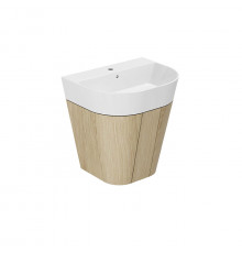 AZZURRA FORMA Тумба подвесная для раковины 65 см с 2 дверцами 60х47х50 см цвет Olmo naturale