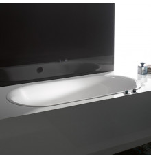 BetteLux Oval Ванна встраиваемая овальная с шумоизоляцией 180x80x45 см с покрытиями Glaze Plus анти-слип белая (для удлиненного слива-перелива)