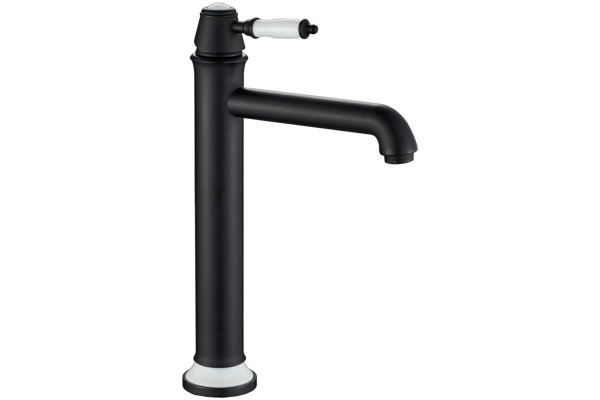 Смеситель BOCH MANN Marbella BM8730 для раковины, черный, матовый, однорычажный, высота излива 22.4 см