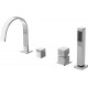 Смеситель Bandini Ice Cube 2 766.340/05 Cr на борт ванны однорычажный, хром
