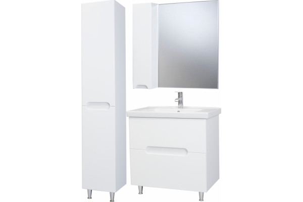 Зеркало-шкаф Bellezza Андрэа 80 L прямоугольное, левое, с дверками