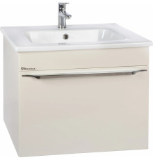 Тумба для комплекта Bellezza Альдо 60 бежевая, 1 ящик, подвесная, ручки хром