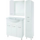 Зеркало-шкаф Bellezza Амелия 70 L, белое, с дверками, прямоугольное