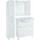 Зеркало-шкаф Bellezza Амелия 70 R, белое, с дверками, прямоугольное