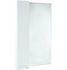 Зеркало-шкаф Bellezza Пегас 50 L, белое, с дверками, прямоугольное, левое