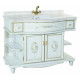 Мебельная раковина Bellezza TS-30001-0476 цвет белый, овальная