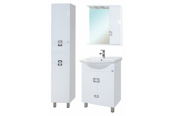 Тумба для комплекта Bellezza Миа 60 с нижним ящиком, напольная, с доводчиками