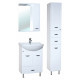 Зеркало-шкаф Bellezza Классик 55 R правое, с полками, с подсветкой