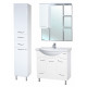 Зеркало-шкаф Bellezza Мари 75 L белый левое, с полками, с подсветкой