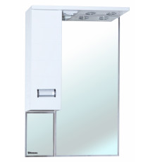 Зеркало-шкаф Bellezza Сиена 60 L белый левое, с подсветкой, ручки хром