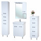 Зеркало-шкаф Bellezza Сиена 70 R белый правое, с подсветкой, ручки хром